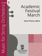 Academic Festival March Orchestra sheet music cover